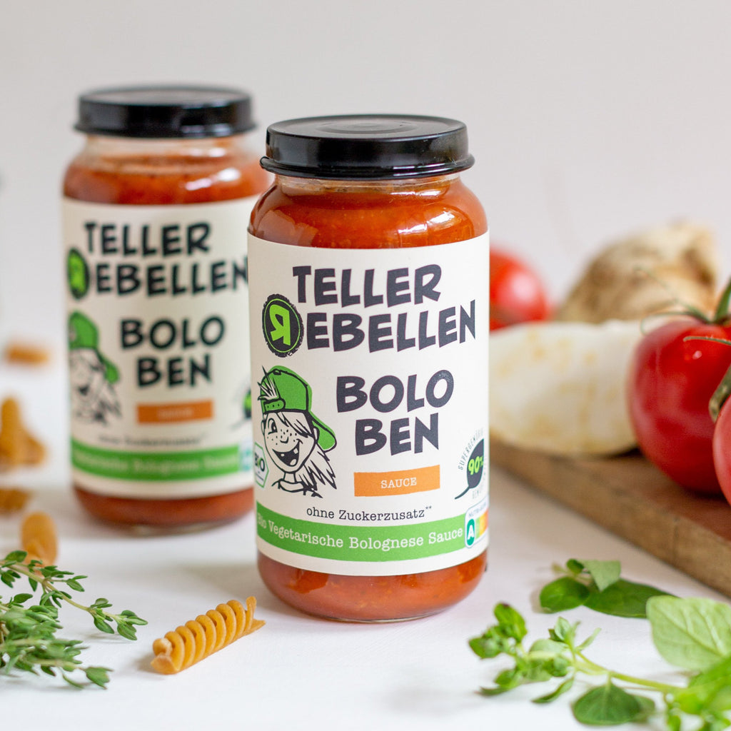 TellerRebellen - Bolo Ben - Bio vegetarische Bolognese Sauce - Produktabbildung