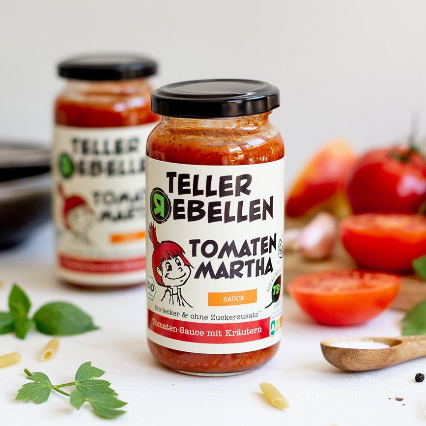TellerRebellen - Tomaten Martha - Tomaten Sauce mit Kräutern - Produktabbildung