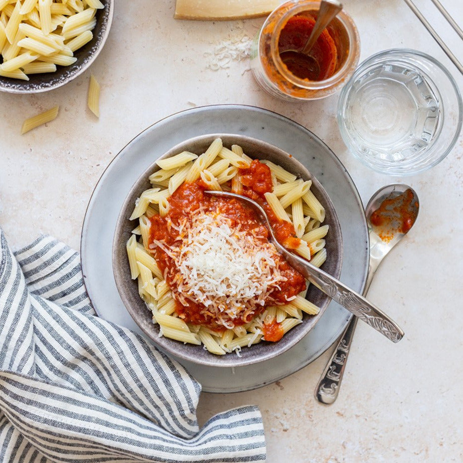 TellerRebellen - Tomaten Martha - Tomaten Sauce mit Kräutern - Serviervorschlag